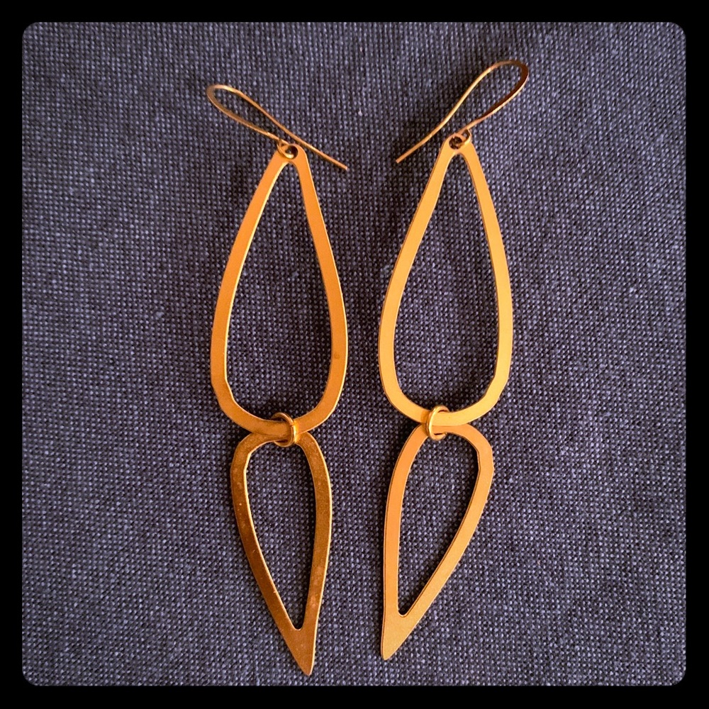 Gold earrings